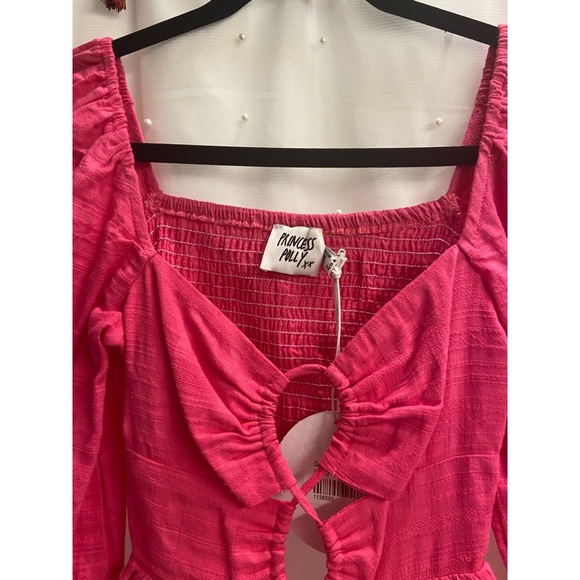 RARE! NEW! Princess Polly Campbell Mini Dress in Pink - Picture 5 of 10